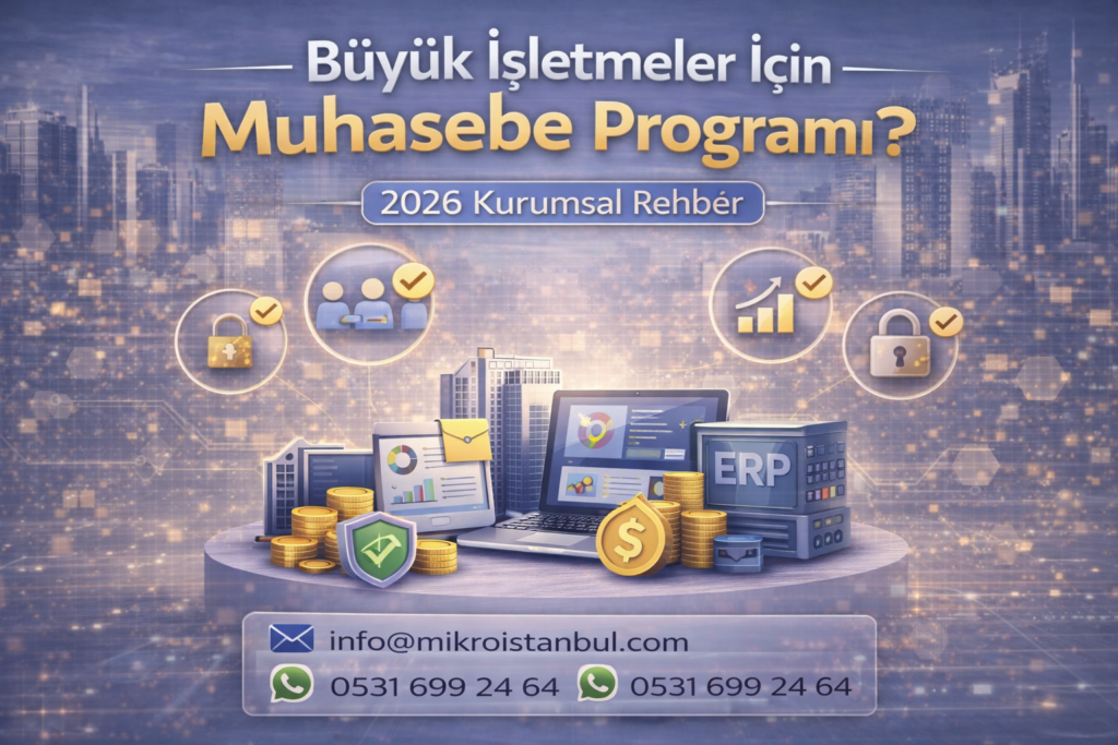 Büyük İşletmeler İçin Muhasebe Programı