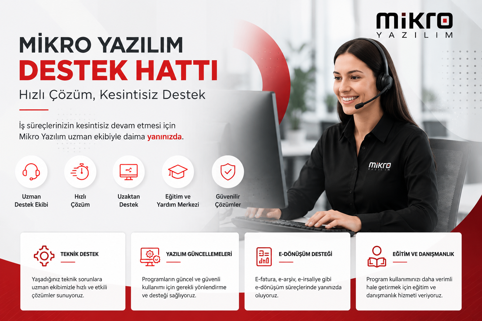 Mikro Yazılım destek hattı