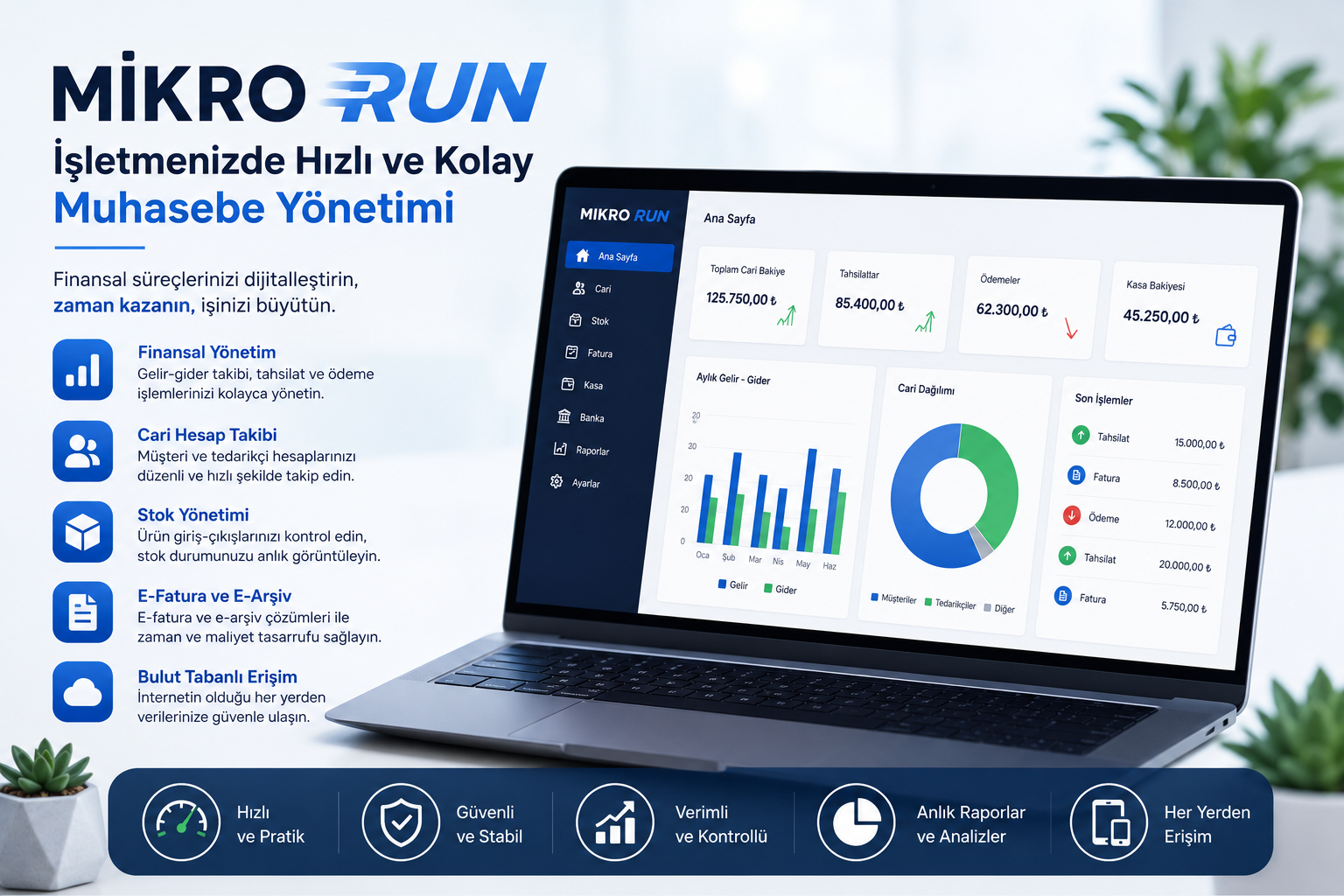 Mikro Run muhasebe programı
