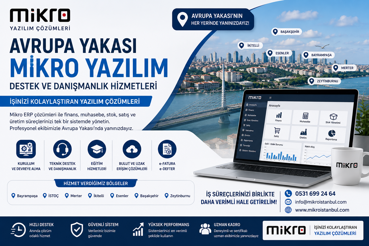 Avrupa Yakası Mikro Yazılım Destek ve Danışmanlık