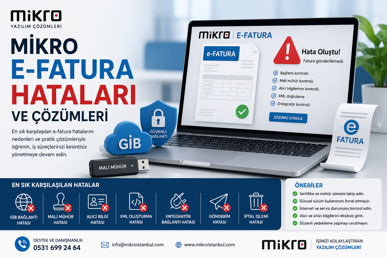 Mikro E-Fatura Hataları ve Çözümleri